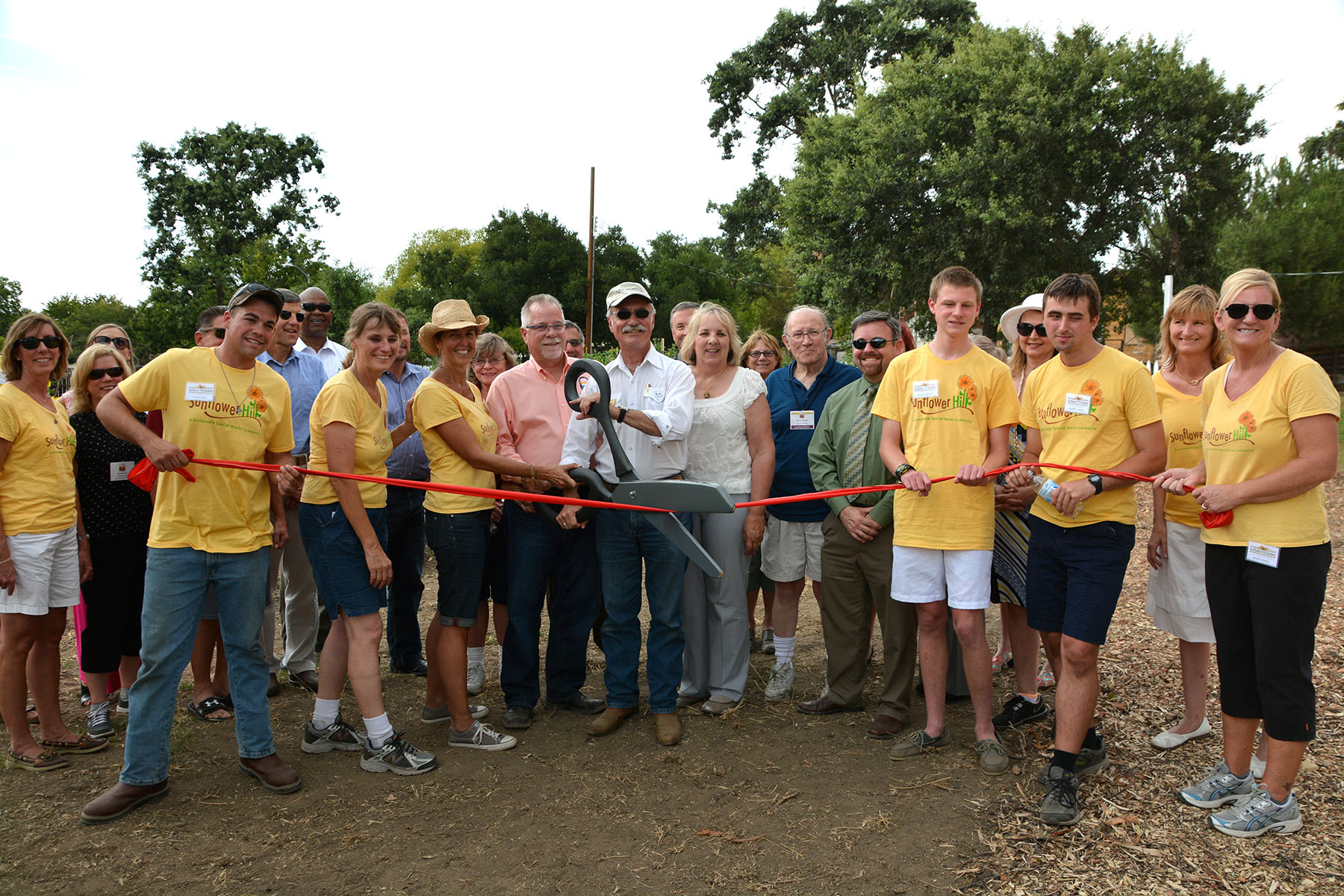 Sunflower Hill Ribbon Cutting Ceremony July 1, 2015