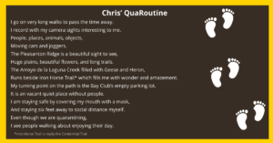 Poem about quarantine by Chris