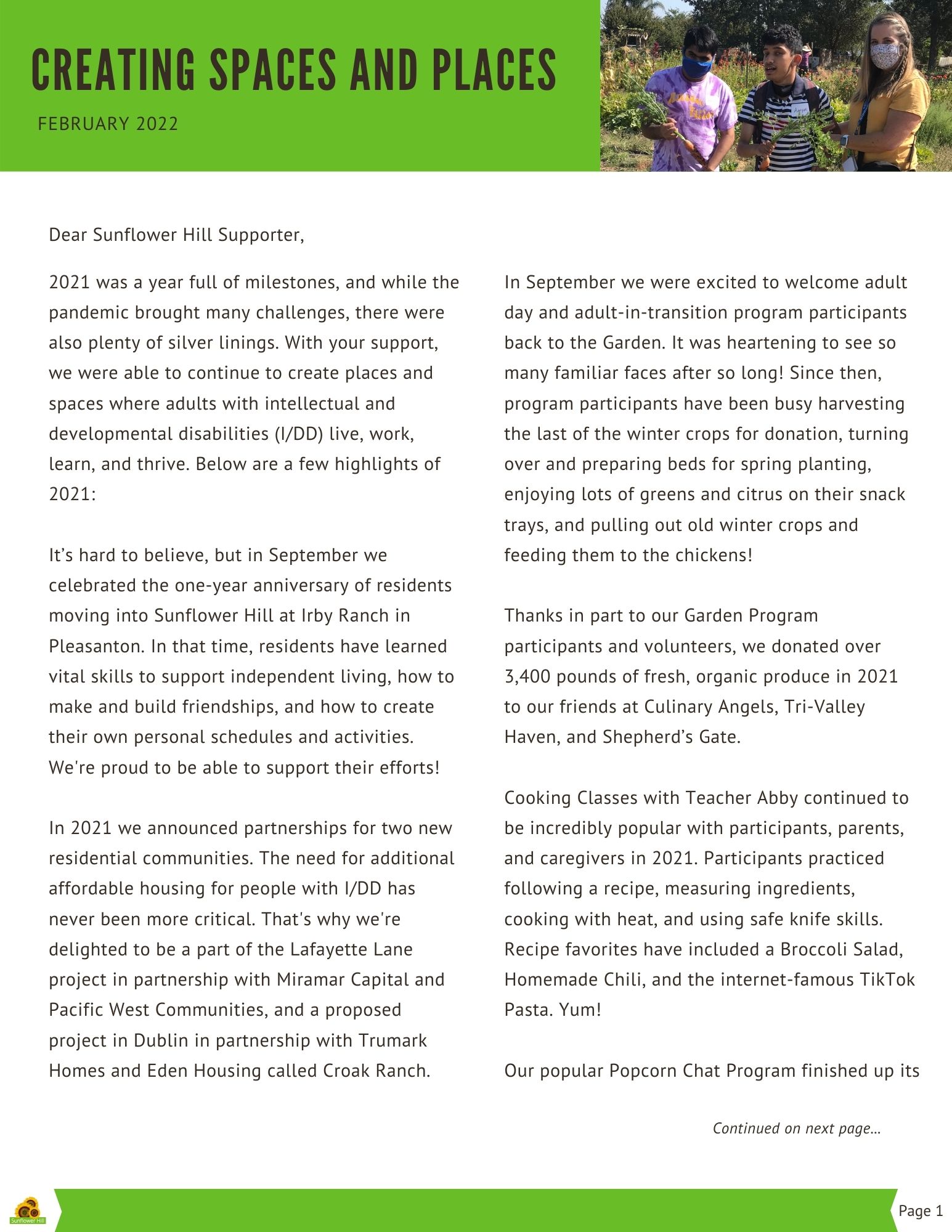 Image of garden program participants holding carrots