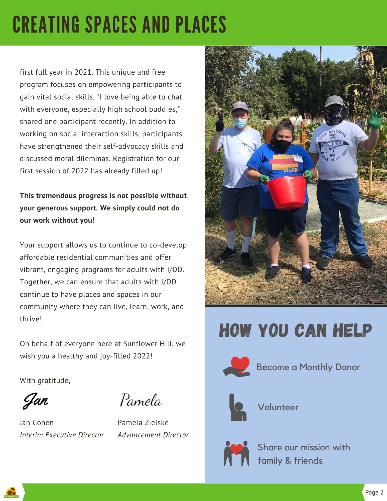 Image of garden program participants