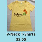 Sunflower Hill Vintage V-neck t-shirt