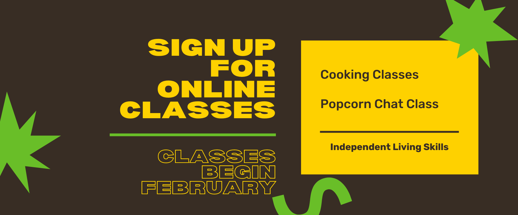 Signup for online classes